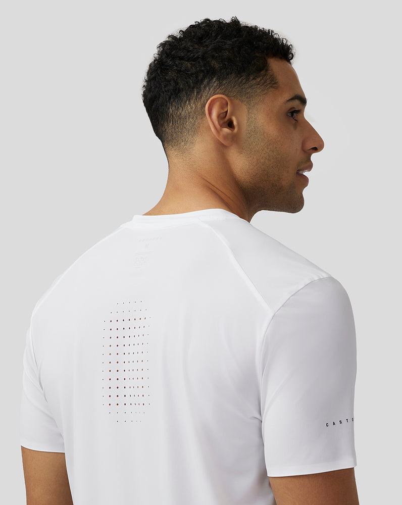 Castore Zone Ventilated Training T-Shirt White | 91YVPBXDH