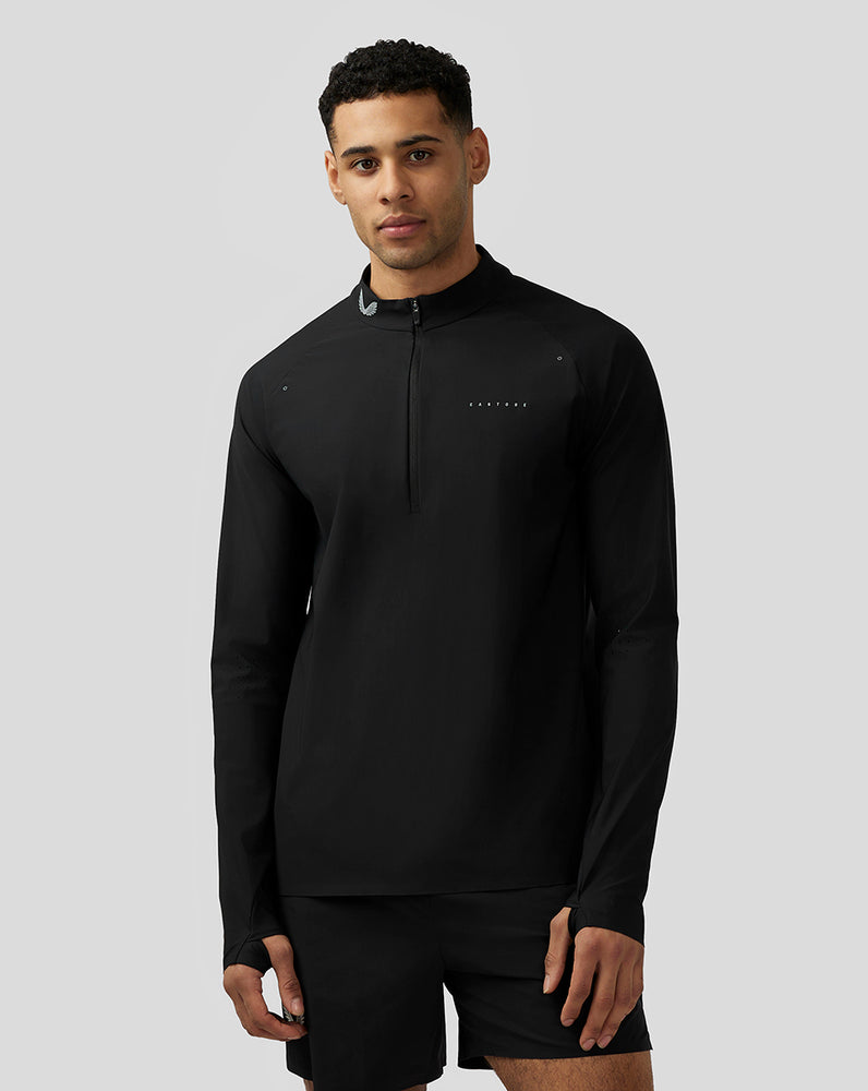 Castore Zone Ventilation Quarter Zip Black | 68RBNOLWM