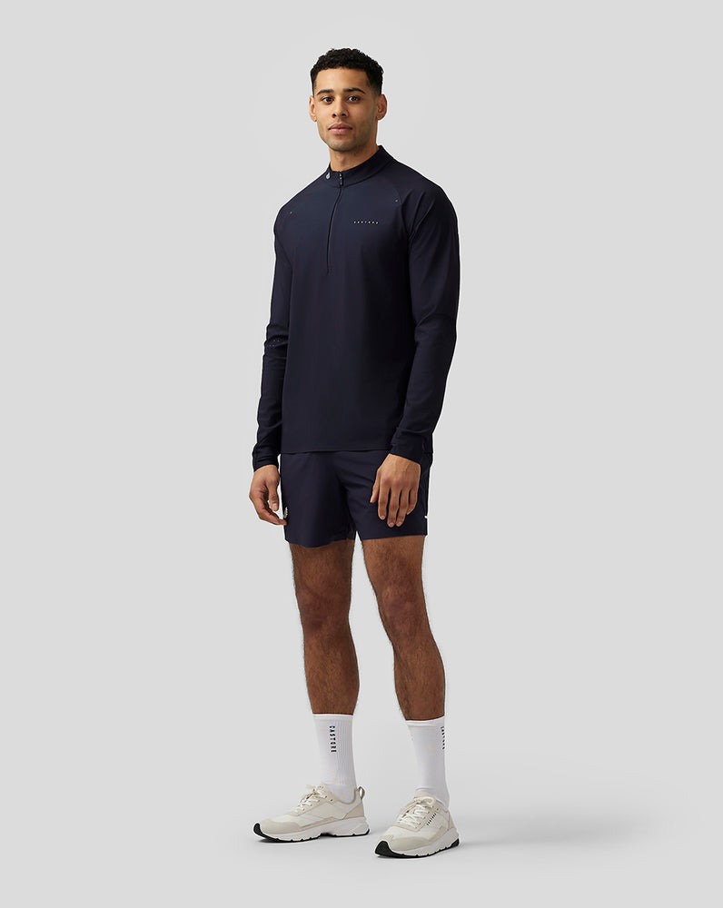 Castore Zone Ventilation Quarter Zip Midnight Navy | 02COFKPQU