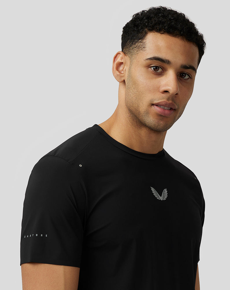 Castore Zone Ventilation Training T-Shirt Black | 94ZCRVFXW